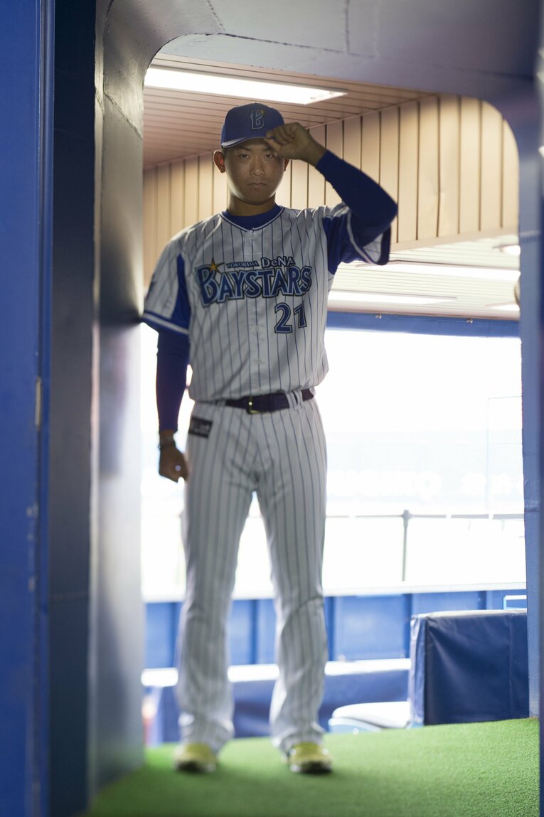 プロ1年目（2016年）の今永　©Miki Fukano