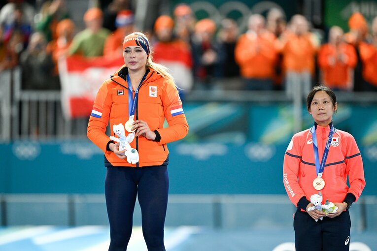 念願の金を獲得したレールダム　©Asami Enomoto/JMPA