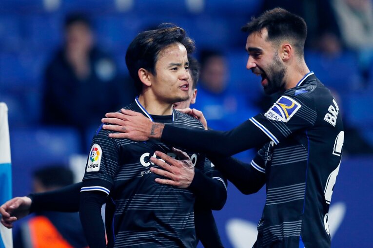 「クボの鮮烈ボレーに加えて…」“ハイライトだけではもったいない”ソシエダ久保建英の飛躍を現地撮影「特筆すべきはゴール直前の守備」(25)