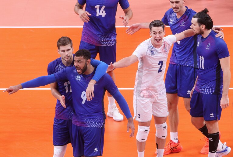 イアルバン・ヌガペト（9番）ら個性が強いメンバがー揃うフランス代表　©︎Getty Images