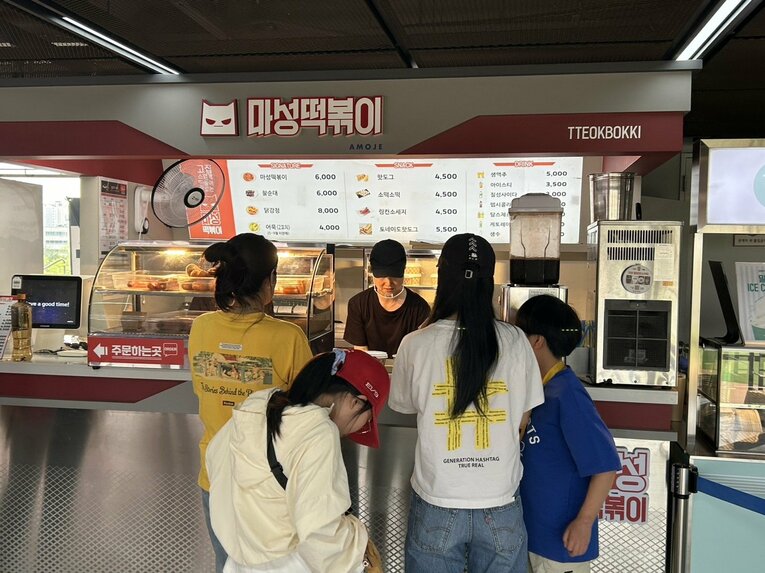 【現地写真】球場「KIAチャンピオンズフィールド」の売店