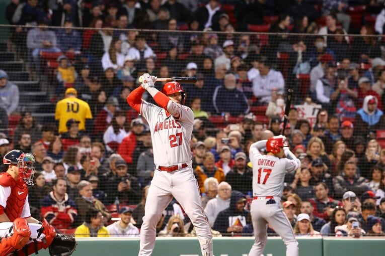 大谷とトラウト　©Getty Images