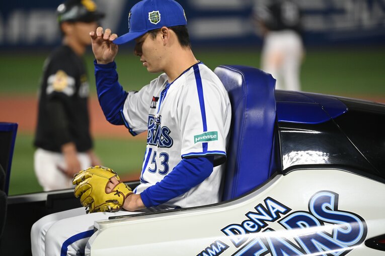 日本シリーズ第1戦、リリーフで登場した中川颯　©Naoya Sanuki