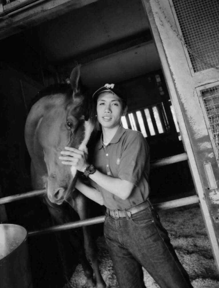 渡辺薫彦とナリタトップロード　©Tadashi Shirasawa