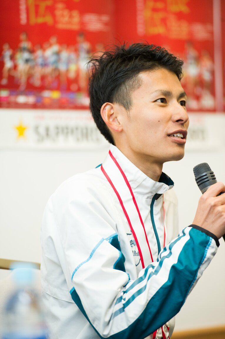 久保田和真（青学大）　第92回箱根駅伝 ／ photograph by Nanae Suzuki