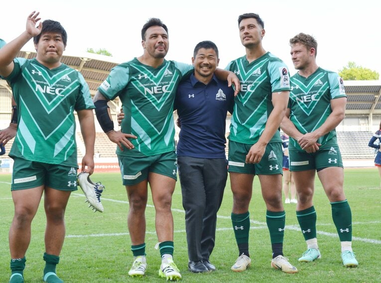 元日本代表のSH田中史朗も現役の最後はNEC所属だった　©JIJI PRESS