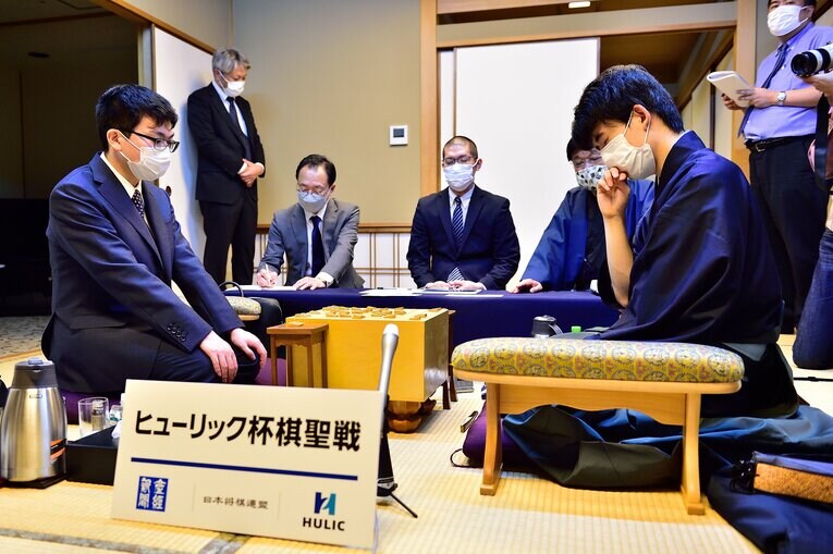 棋聖戦第1局　©日本将棋連盟