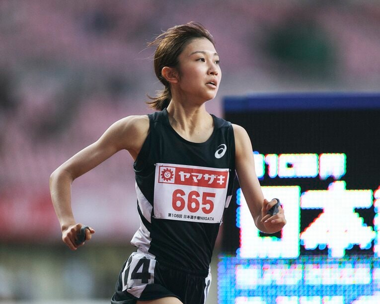 18歳にして3度目の日本選手権で初の予選落ちに終わった澤田。8月から赴くアメリカで成長を期す　©Yuki Suenaga