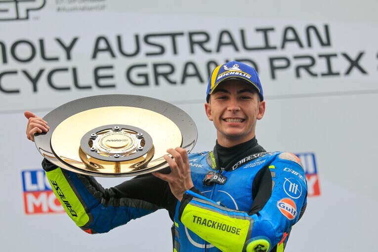 MotoGP4シーズン目、25歳になる直前に初優勝を遂げたフェルナンデス　©Satoshi Endo