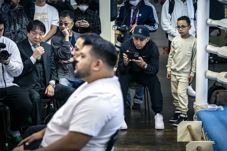 ルイス・ネリ 公開練習　©︎Takuya Sugiyama