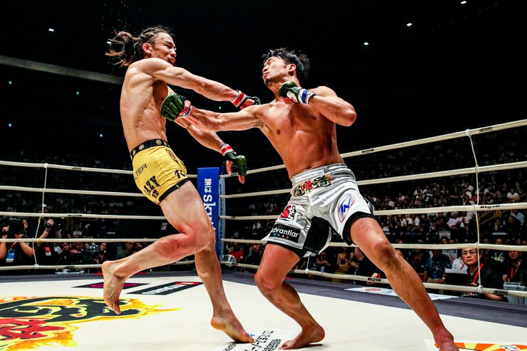 『RIZIN.17』朝倉未来vs.矢地祐介　©RIZIN FF Susumu Nagao