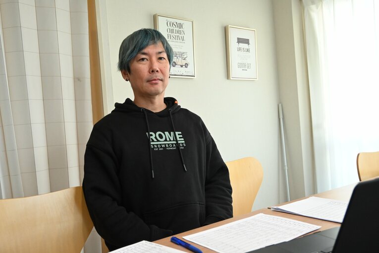 取材に応じてくれた橋本審判　©Yumiko Yanai