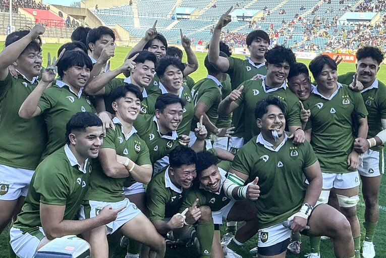 関東大学リーグ戦を7年ぶりに制した大東文化大 ©JIJI PRESS