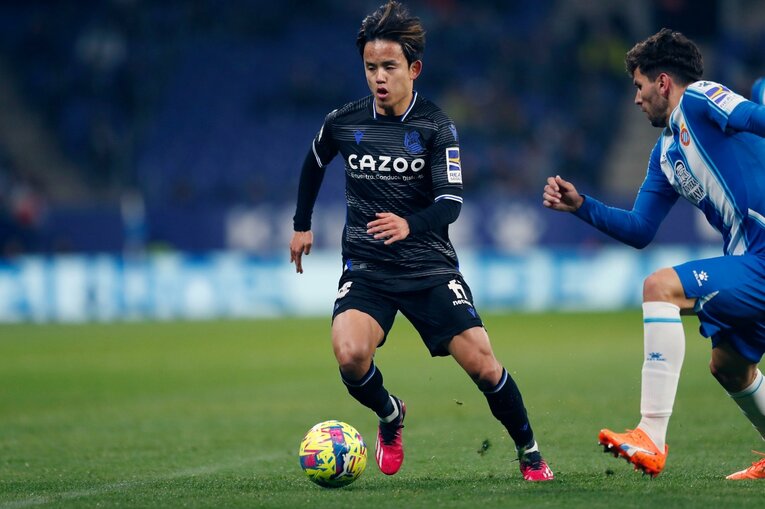 「クボの鮮烈ボレーに加えて…」“ハイライトだけではもったいない”ソシエダ久保建英の飛躍を現地撮影「特筆すべきはゴール直前の守備」(22)