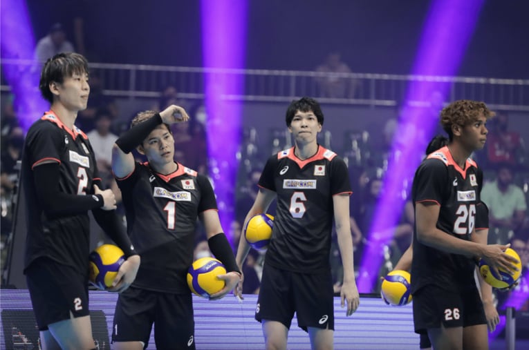 ネーションズリーグ・アメリカ戦　©︎FIVB