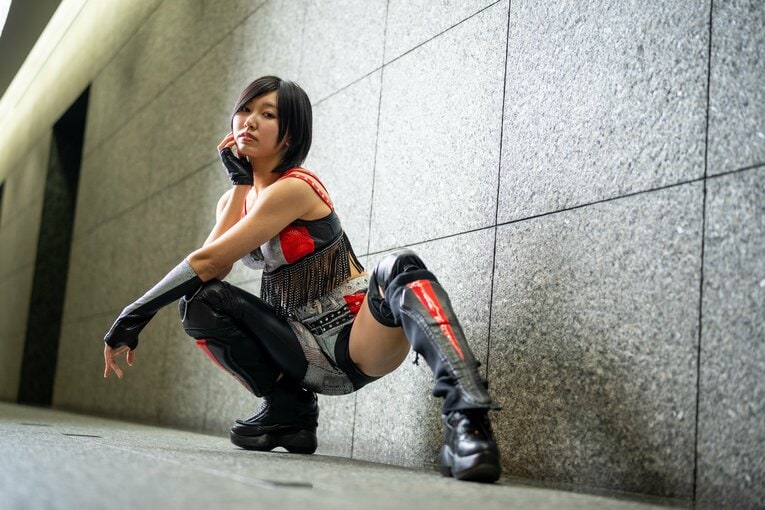 マリーゴールドのプロレスラー・咲村良子　©Shiro Miyake