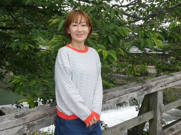 パリ五輪を前に取材に応じてくれた佐野優子さん　©︎Noriko Yonemushi