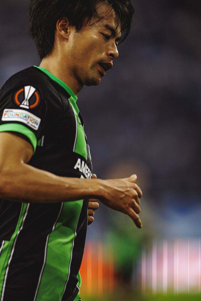 ELマルセイユ戦の三笘薫（全10枚中の8枚目）　©Kiichi Matsumoto