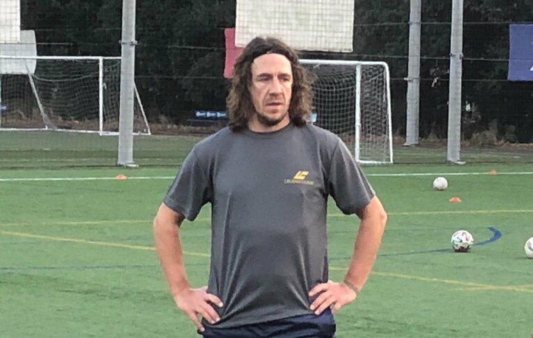 来日したカルレス・プジョル　©︎Shimei Kurita