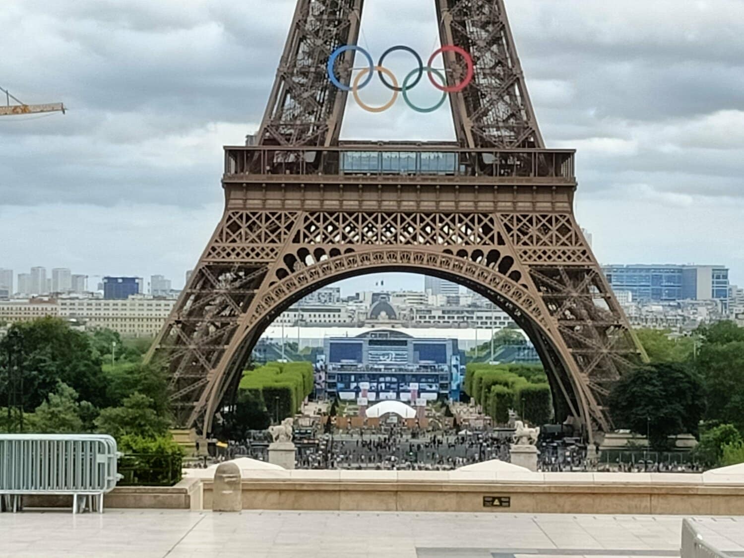 8月、五輪閉会直後のエッフェル塔 ©Yuji Hirooka