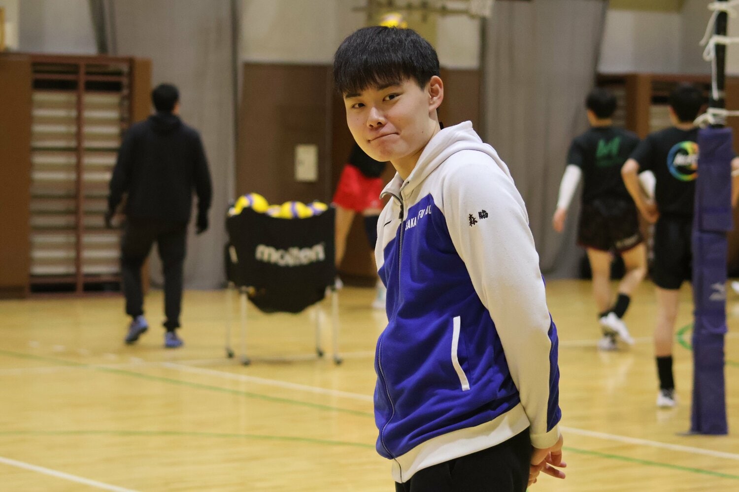 清風高校でアナリストを務めた土屋櫻太郎（2026年3月、筆者撮影）