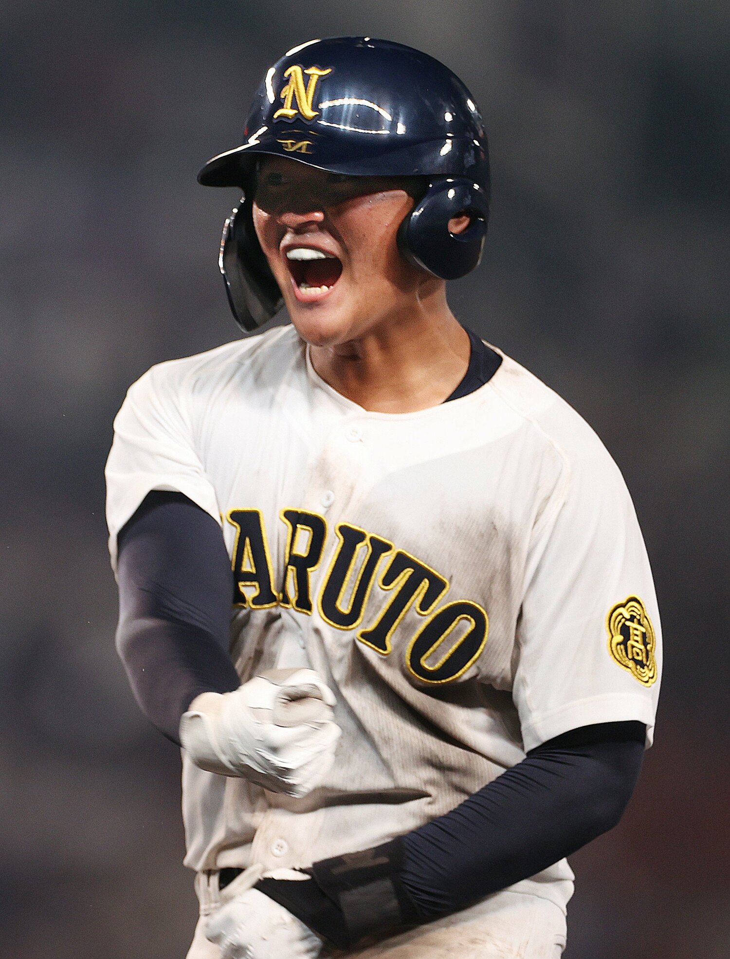 昨夏の甲子園には出場した鳴門の稲山。最後の夏は大舞台に届かず ©JIJI PRESS
