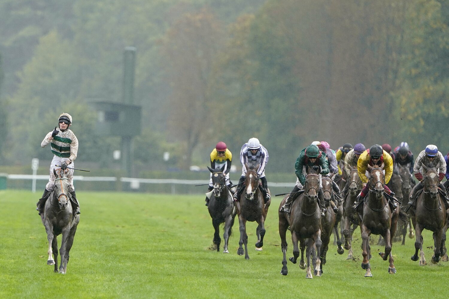 左端が勝ったアルピニスタ。左から2頭目のタイトルホルダーの11着が、今回の日本馬最高成績だった　©Getty Images