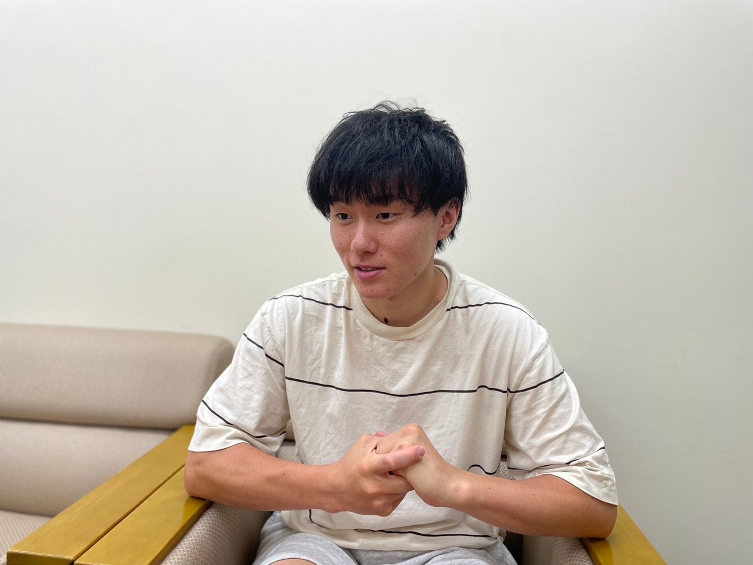 リラックスした表情でパリ五輪を振り返った小川智大　©︎Yuko Tanaka