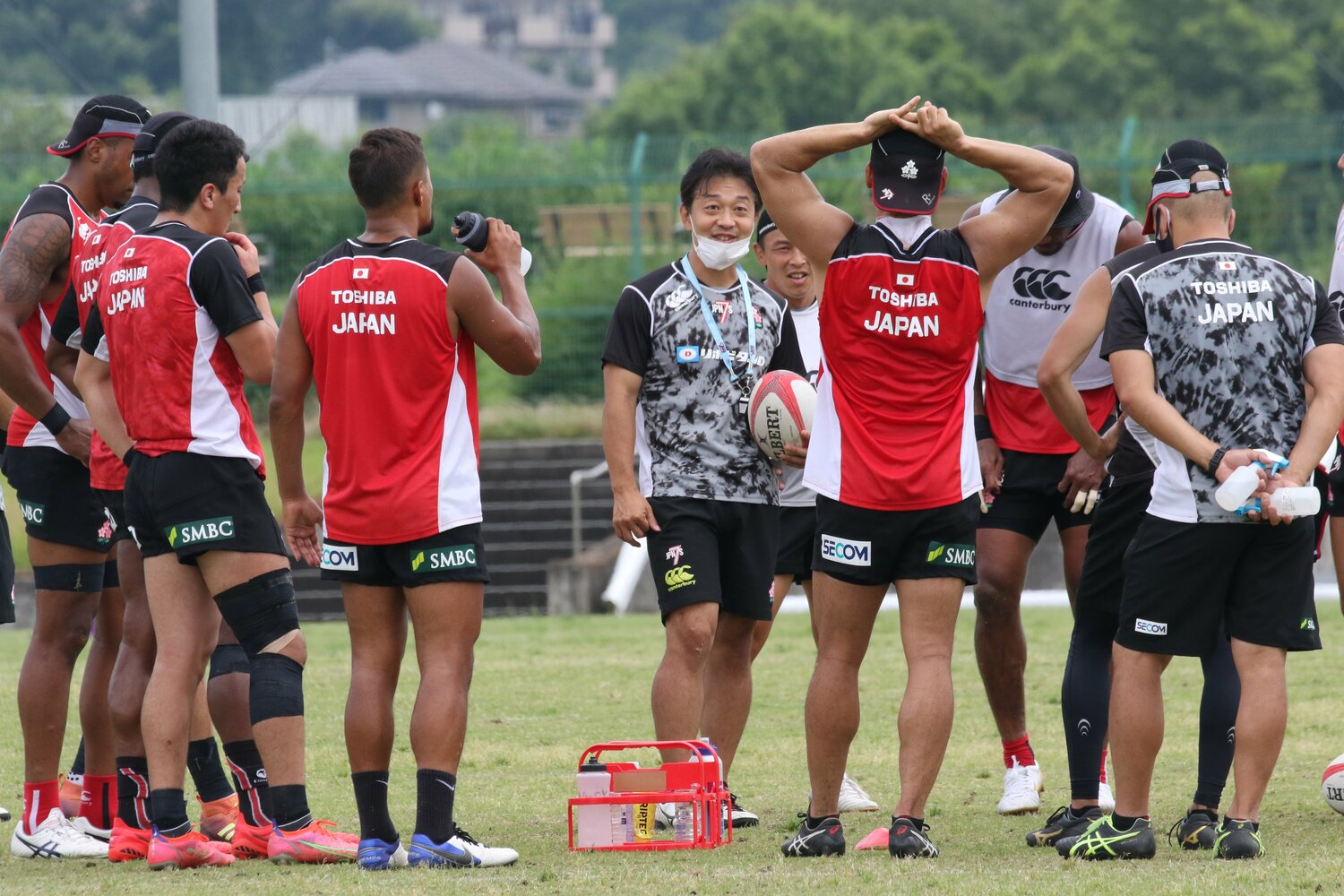 男子セブンズの岩渕健輔HC　©️Nobuhiko Otomo