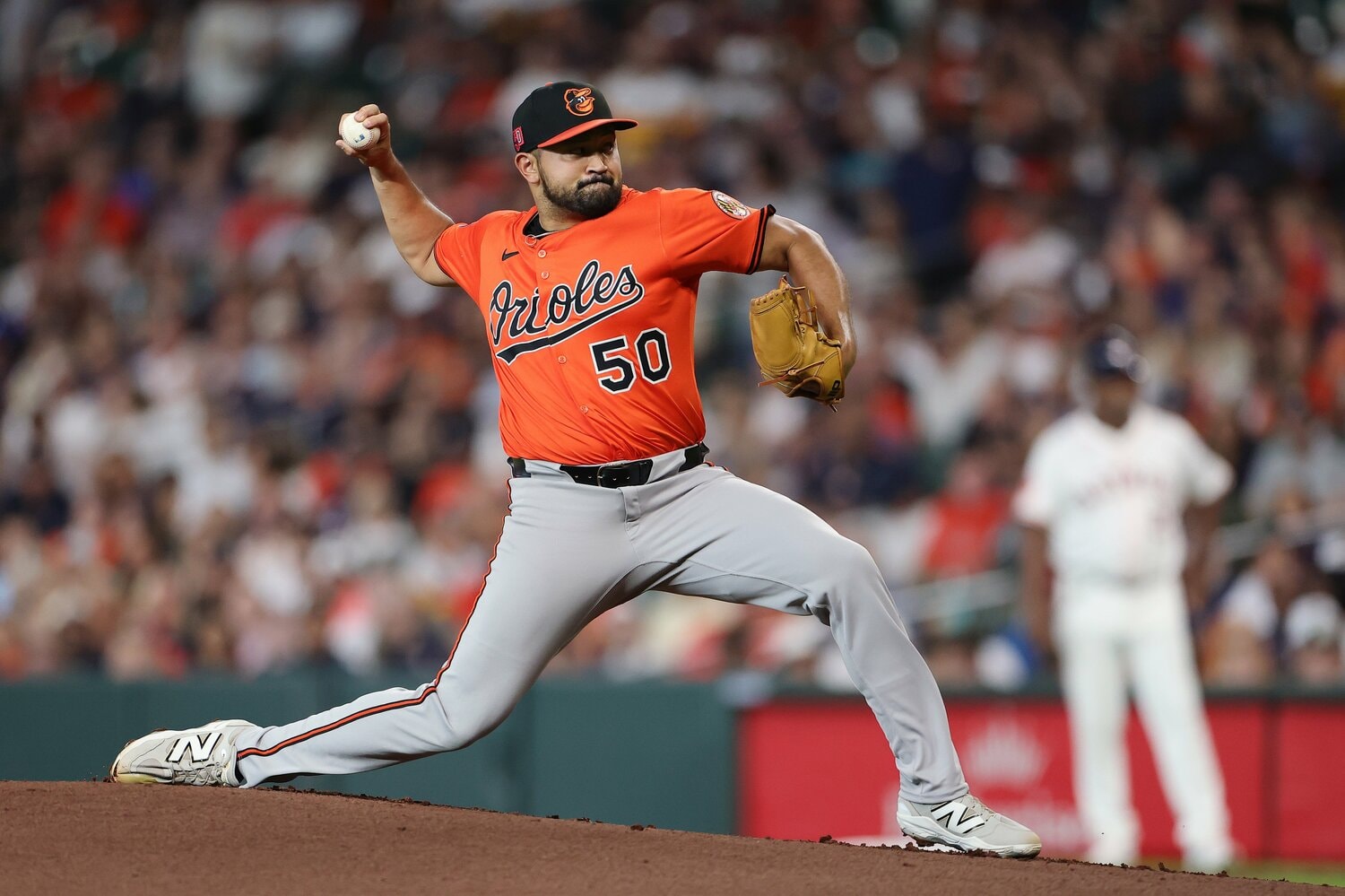 オリオールズのリコ・ガルシア。シューズはニューバランスだ ©Getty Images