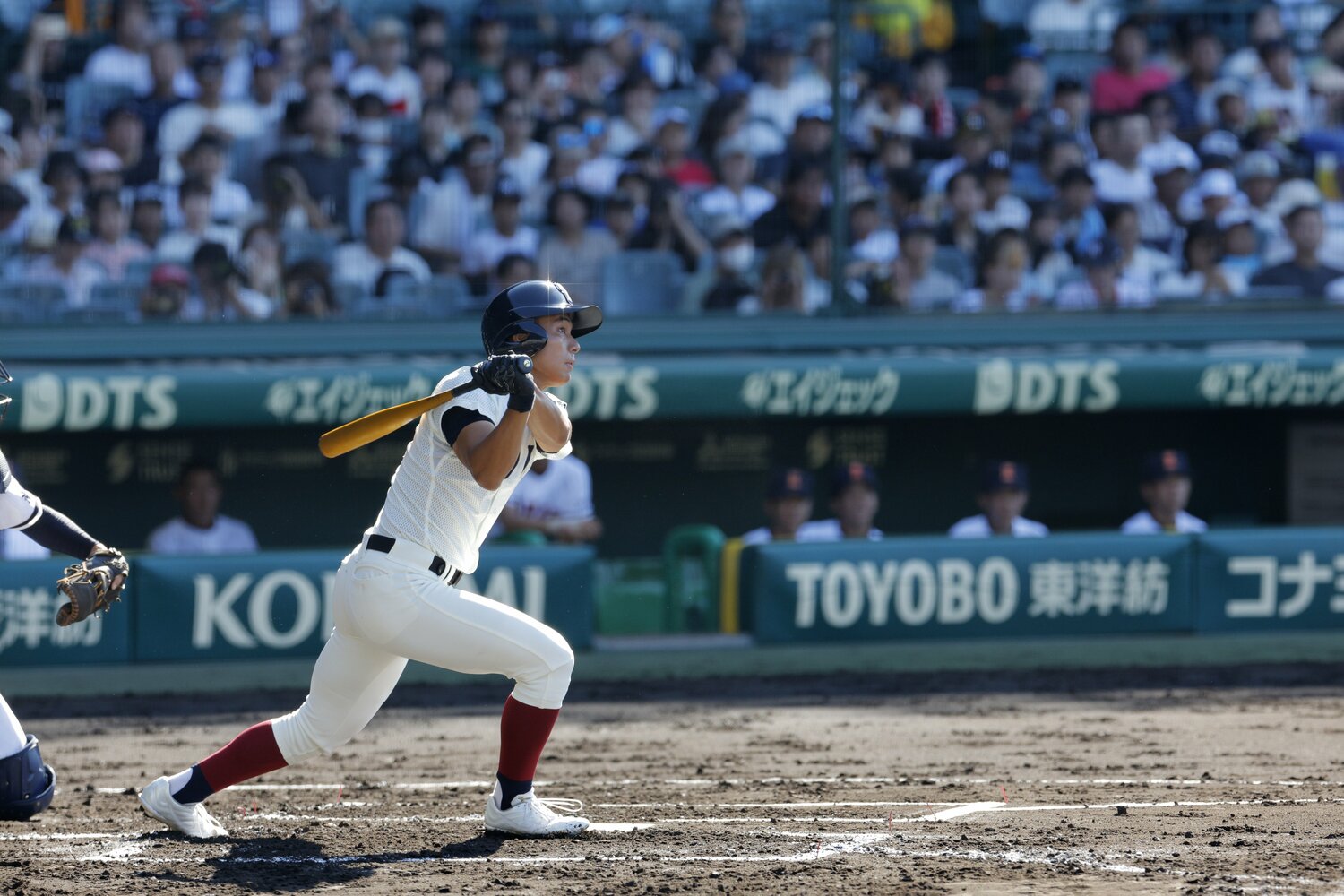 夏の甲子園に4番左翼で出場した大阪桐蔭・徳丸快晴は早稲田大に　©Shigeki Yamamoto