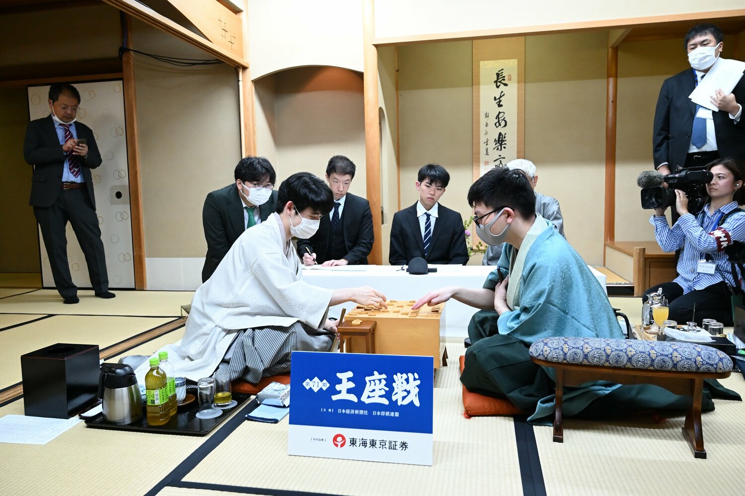 2023年10月の王座戦第4局　©Keiji Ishikawa