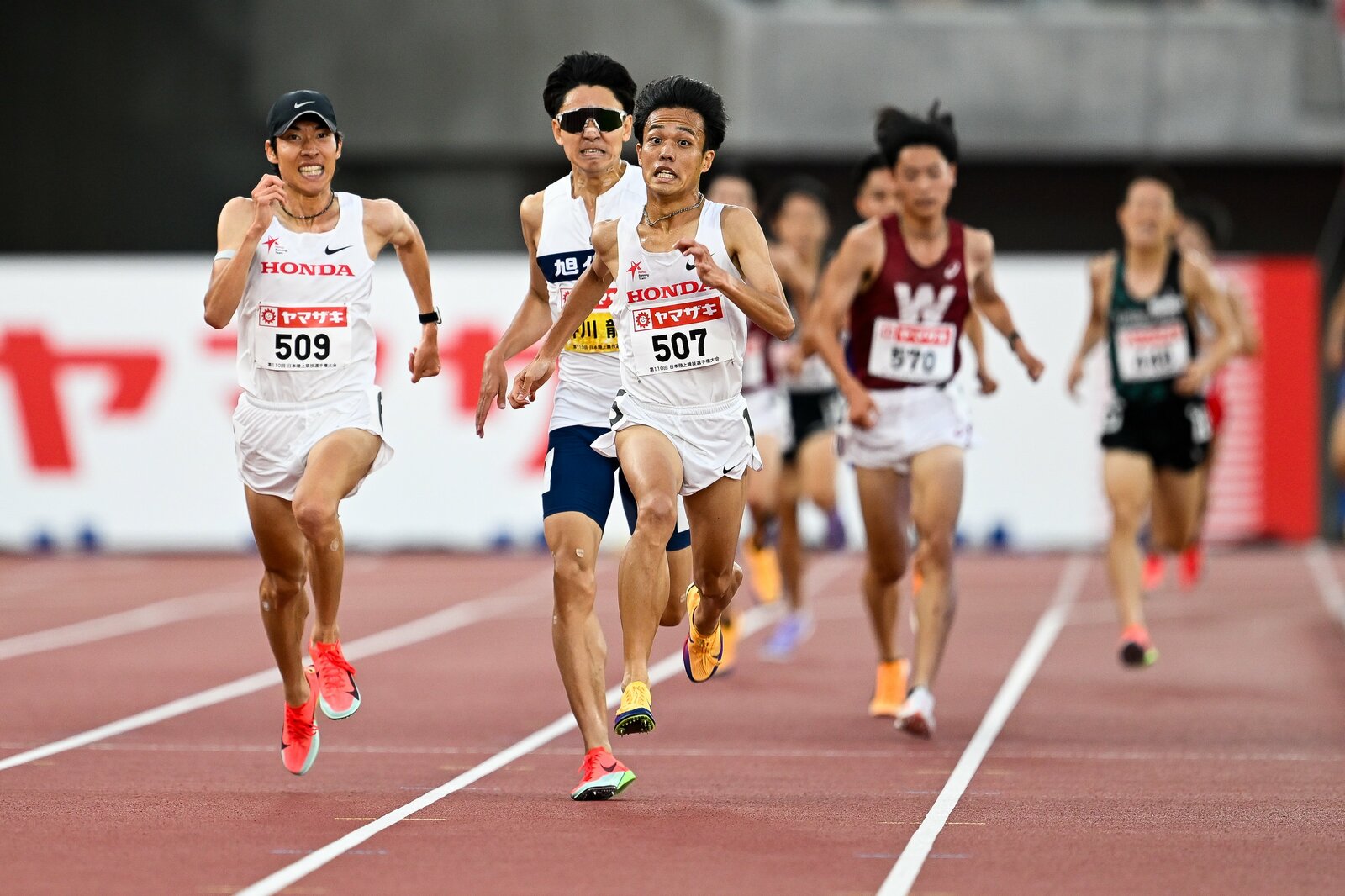 日本選手権では大接戦を制した photograph by Asami Enomoto