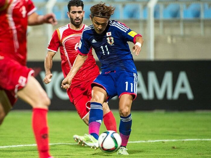 試合前のメディアの心配もどこへやら。ハリルJがシリア戦で見せた「柔軟性」。＜Number Web＞ photograph by Takuya Sugiyama