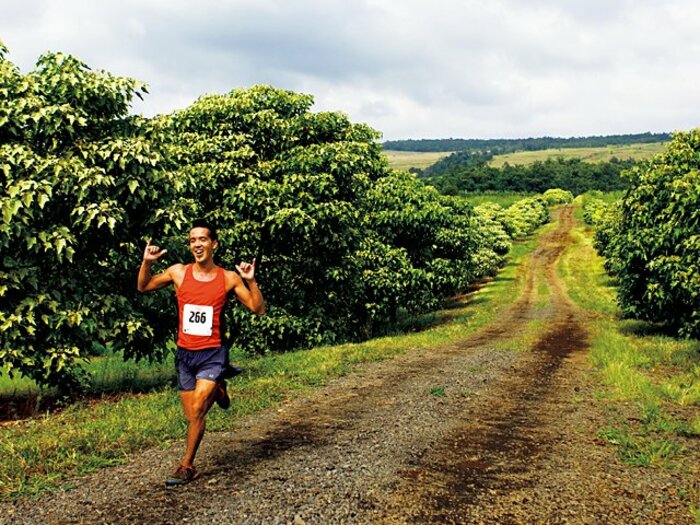 ＜ハワイ、ビッグアイランドを駆ける＞ロコ気分でコーヒー畑を駆け抜けろ！～Ka'u Coffee Trail Run～＜Number Web＞ photograph by Sho Fujimaki