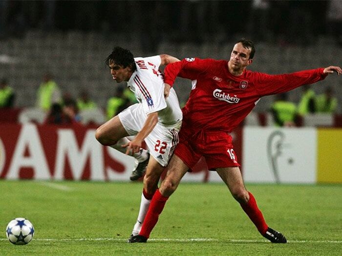 リバプール悲願のタイトル奪取へ。鍵を握る「ハマン」的な仕事人MF。＜Number Web＞ photograph by Getty Images