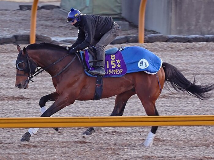 大阪杯に池江泰寿厩舎の馬が4頭。大将格はサトノダイヤモンドか。<Number Web> photograph by Yuji Takahashi