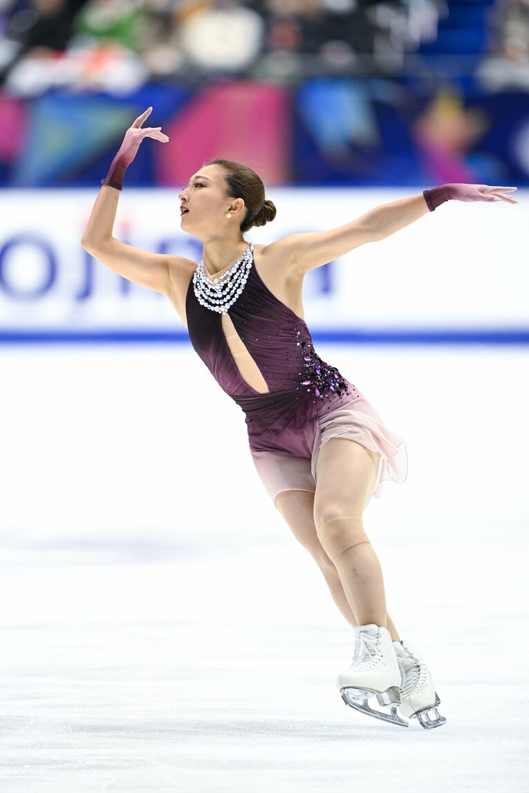 NHK杯で圧巻の演技を見せ、優勝を果たした坂本花織　©Asami Enomoto
