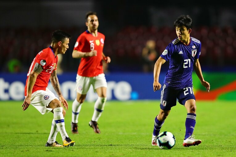 2019年コパ・アメリカでのチリvs日本　©Getty Images