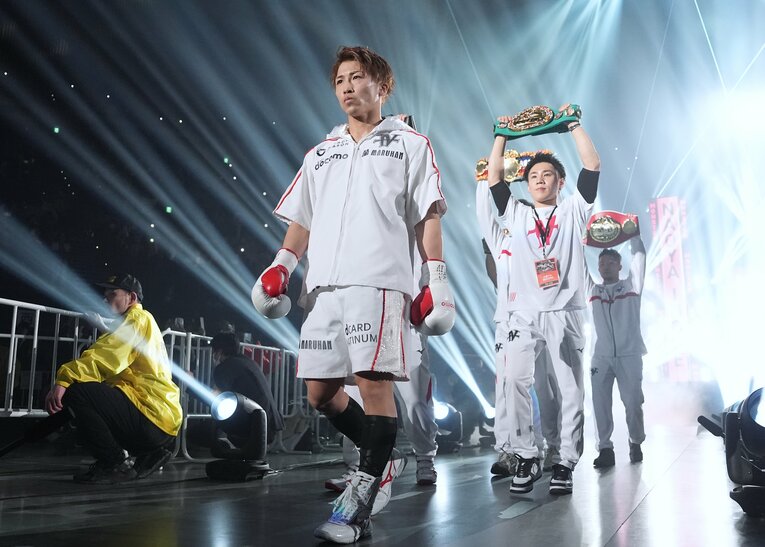 井上尚弥の入場　©Naoki Fukuda