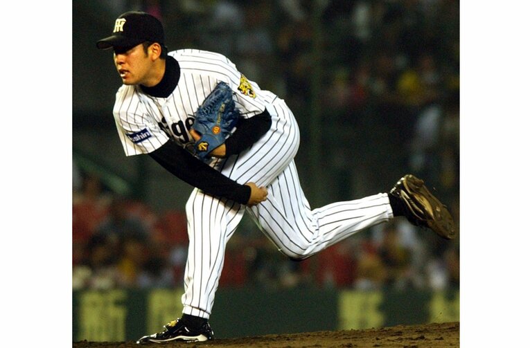 プロ初勝利を挙げた2004年６月の広島戦　©︎KYODO