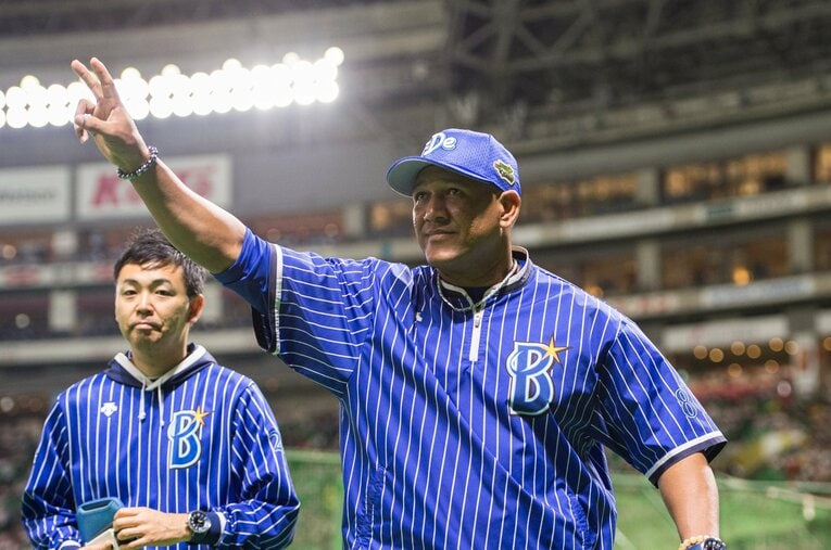 2017年の日本シリーズ進出をはじめ、短期決戦にめっぽう強かったラミレス監督。今季のDeNAは2018年と似た状況というが… ／ photograph by Nanae Suzuki