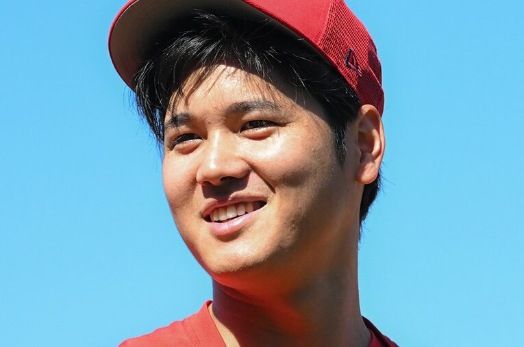 ドジャース加入の意向を発表した大谷翔平　©Nanae Suzuki