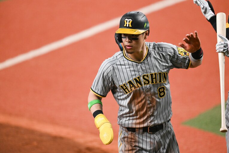 阪神のスラッガー、佐藤輝明　©Nanae Suzuki