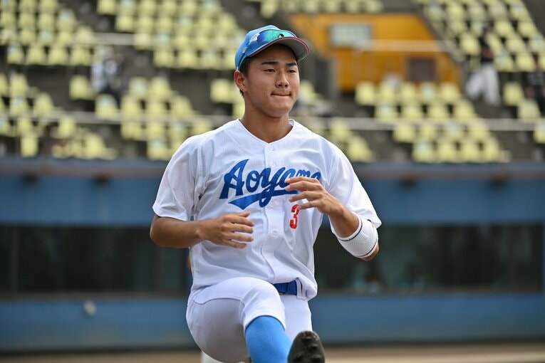 2024年ロッテ1位・西川史礁　©Nanae Suzuki