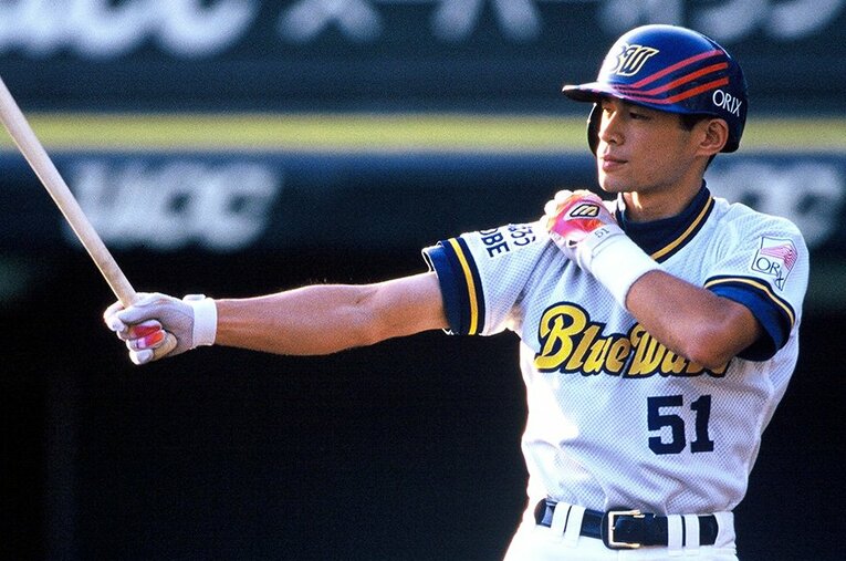 1994年にシーズン200本安打を達成したイチロー。翌シーズンにロッテの監督となったバレンタインはイチローを見て驚愕した ／ photograph by Hideki Sugiyama