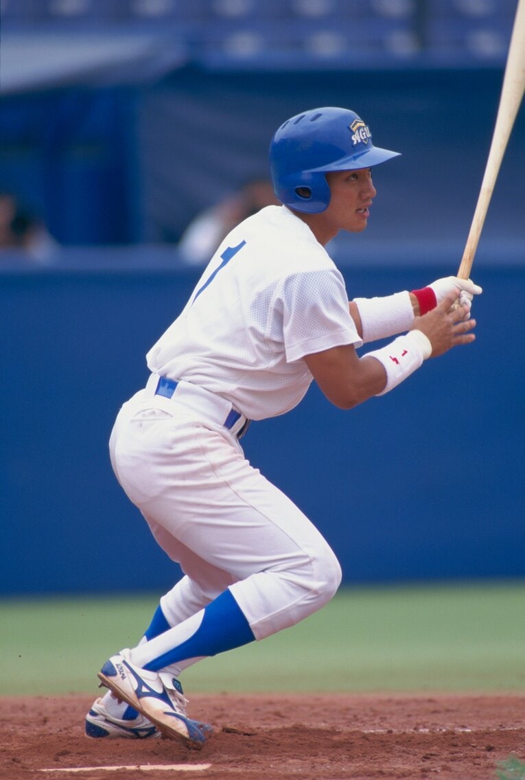 青山学院時代の井口資仁（1996年）　©Takao Yamada