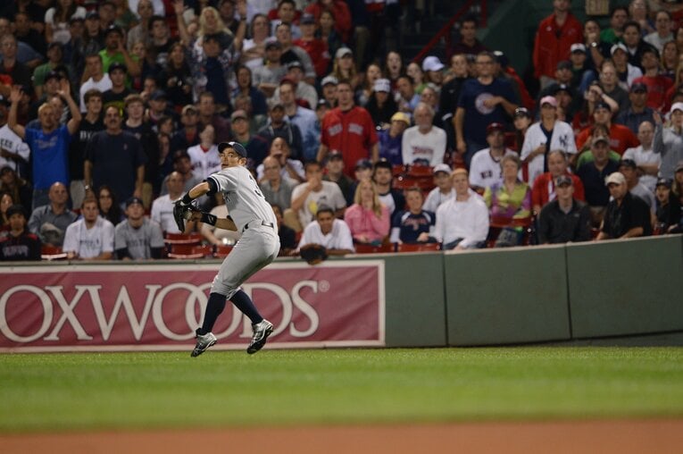 ヤンキース時代のイチロー　©BUNGEISHUNJU