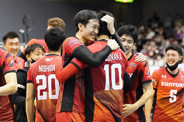 リーグ優勝に貢献したサントリーサンバーズの柳田将洋。日本代表では主将の座を石川祐希に託す形となったが、「やることは変わらない」とさらなる飛躍を誓った ／ photograph by KYODO