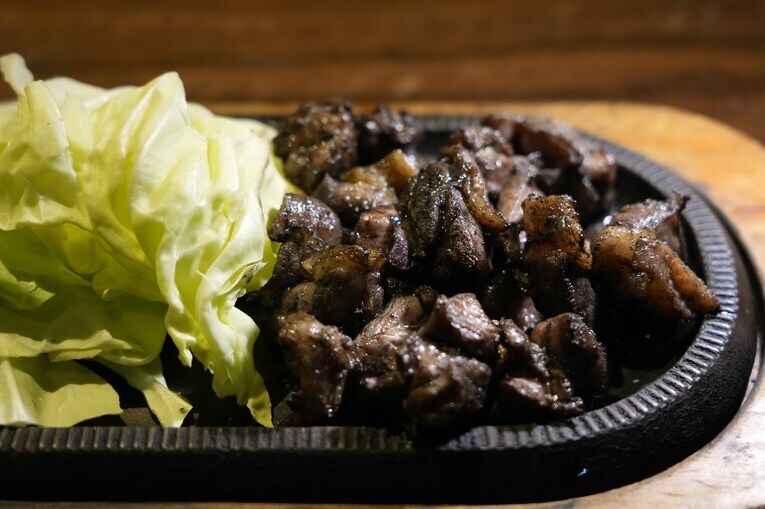 黒く焼けたコロ焼き